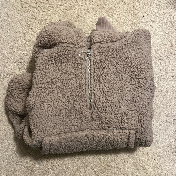Sherpa Fleece Hoodie - Picture 5 of 5